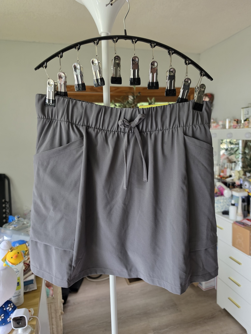 All In Motion Gray Active Skort with Drawstring